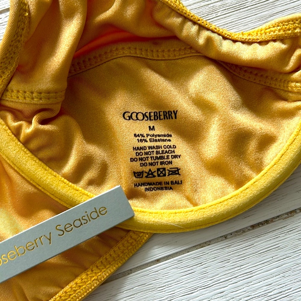 Gooseberry Intimates So Chic Gold Bikini - Picture 9 of 16